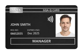 CSCS Black Manager card