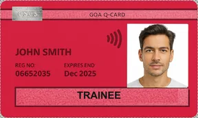 CSCS Red Trainee card