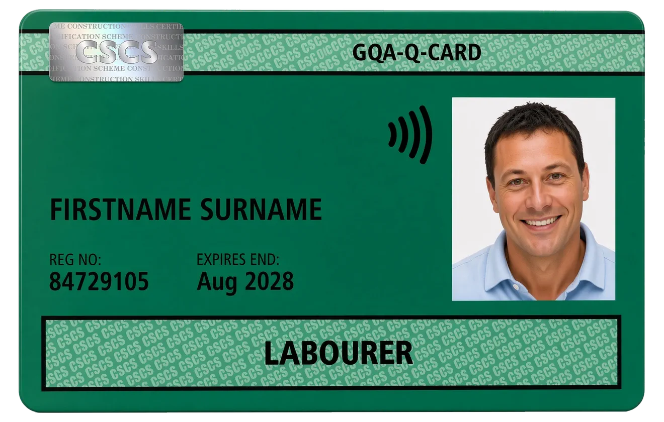 kaadị CSCS Green CSCS Q-Card